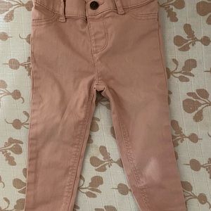 Toddler Girl Pants with Heart Detail -12-18M